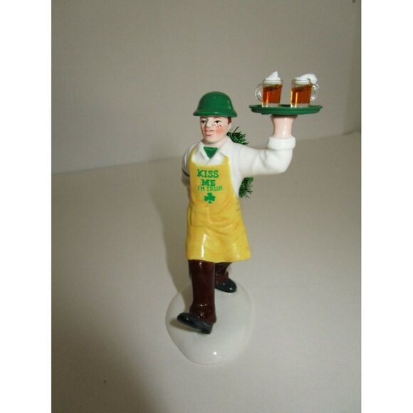Dept 56 Snow Village - Bringing the Irish Cheer - Picture 1 of 3